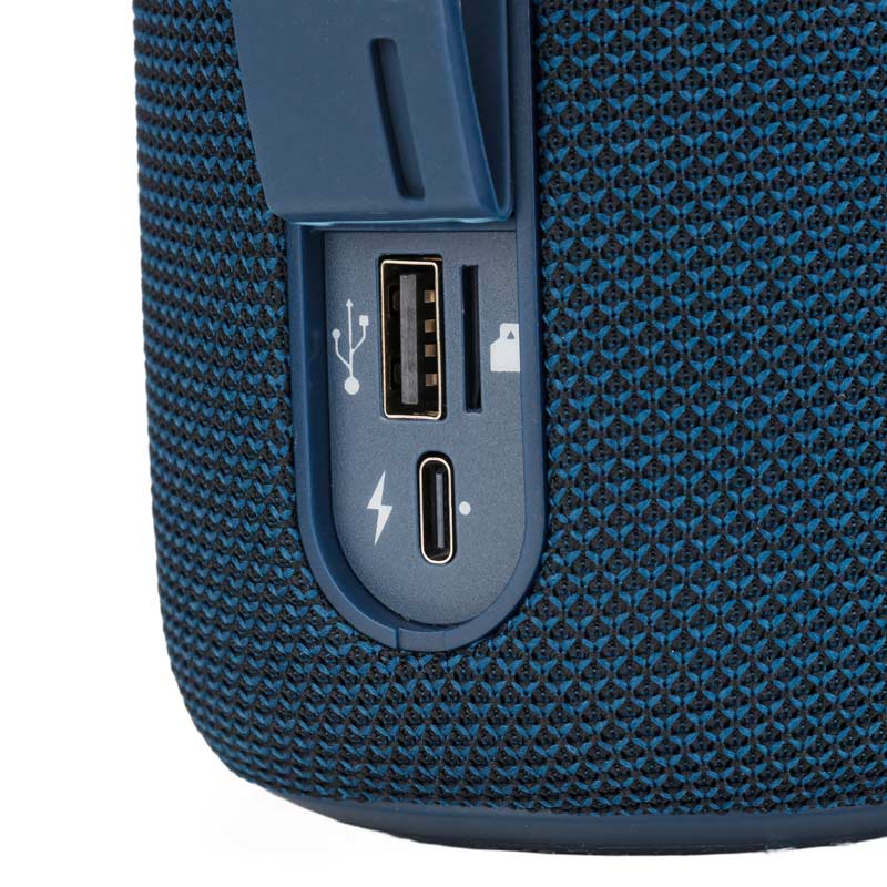 Osio OBT-8000BU Μπλε αδιάβροχο φορητό ηχείο LED με IPX4 4499240