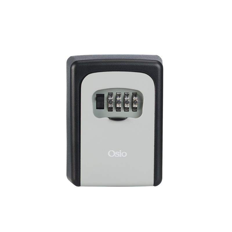 Οsio OSB-3680-BL/GR Μαύρη/Γκρι κλειδοθήκη από αλουμίνιο με συνδυασμό 4 ψηφίων – 9 x 4 x 12cm 3360450