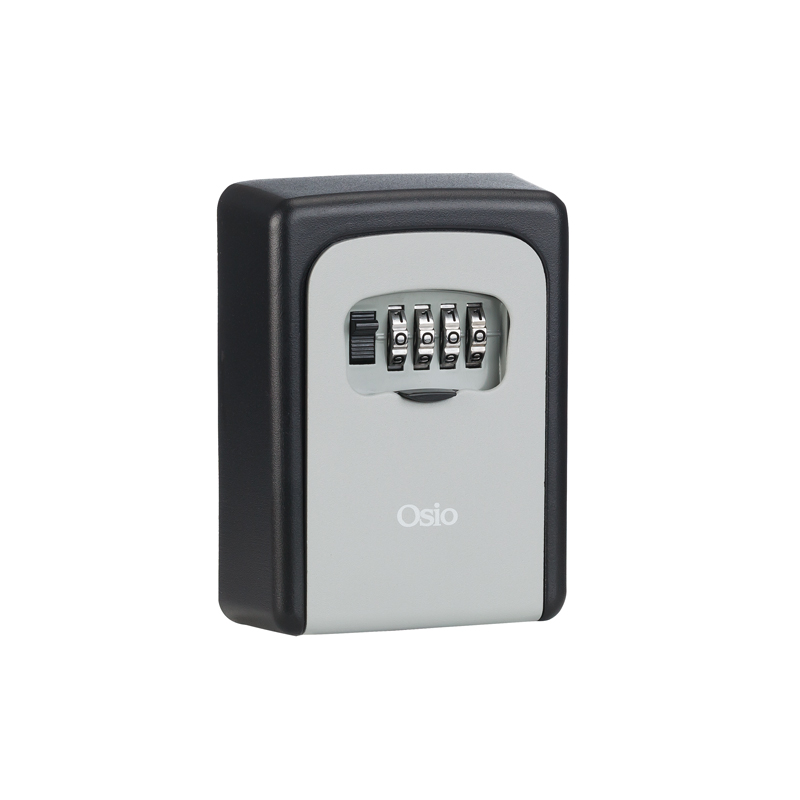 Οsio OSB-3680-BL/GR Μαύρη/Γκρι κλειδοθήκη από αλουμίνιο με συνδυασμό 4 ψηφίων – 9 x 4 x 12cm 3360451