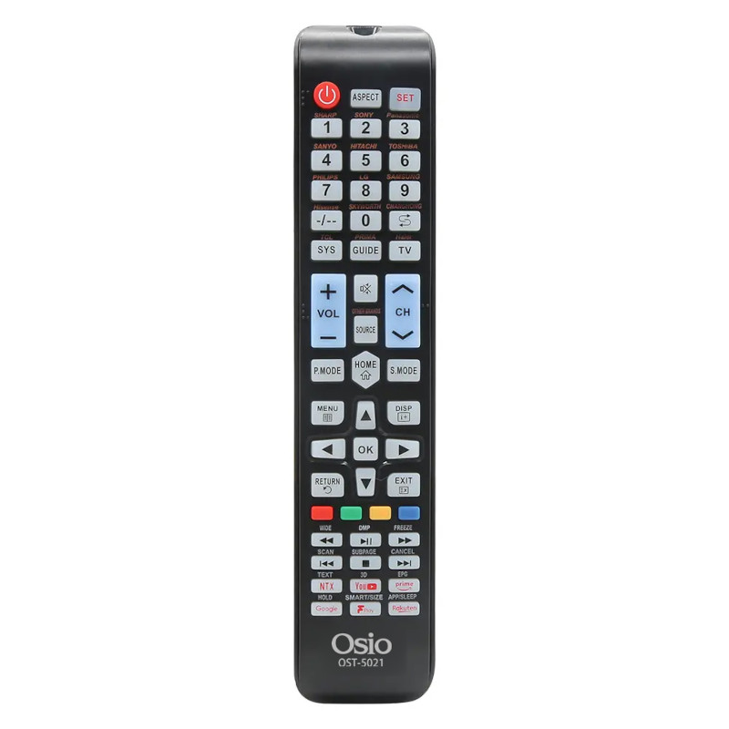 Osio OST-5021 Universal τηλεχειριστήριο τηλεόρασης 1000 σε 1 3395982