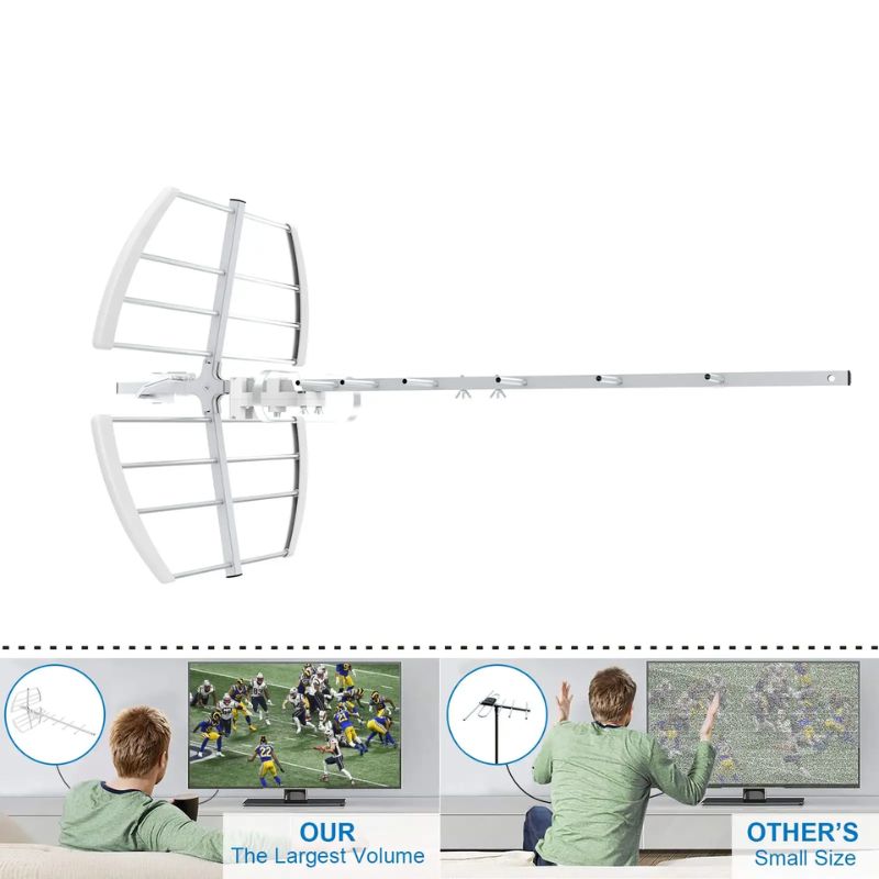 Osio OTA-1020 Κεραία τηλεόρασης εξωτερικού χώρου 4Κ 20dbi 16 στοιχείων 3349115