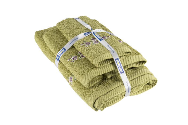 Πετσέτες σετ 3τμχ Olive Design 4 500115