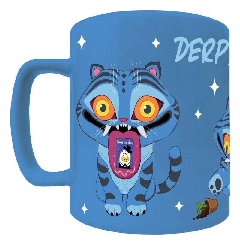 K-pop Demon Hunters Derpy Πορσελάνινη Κούπα 440 ml με Αφαιρούμενο Λούτρινο Κάλυμμα 5903808