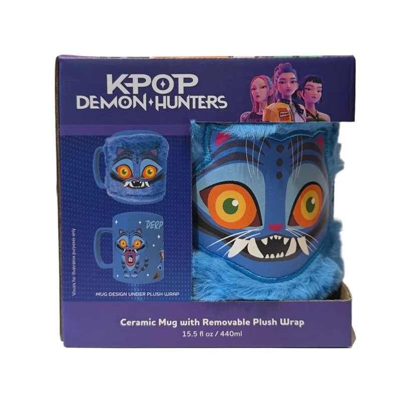 K-pop Demon Hunters Derpy Πορσελάνινη Κούπα 440 ml με Αφαιρούμενο Λούτρινο Κάλυμμα 5903812