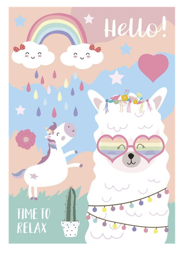Llama Time to Relax Φάκελος Εγγράφων A4 23×32 cm 5886449
