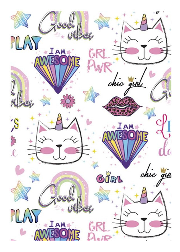 Cat Chic Girl Φάκελος Εγγράφων A4 23×32 cm 5886439