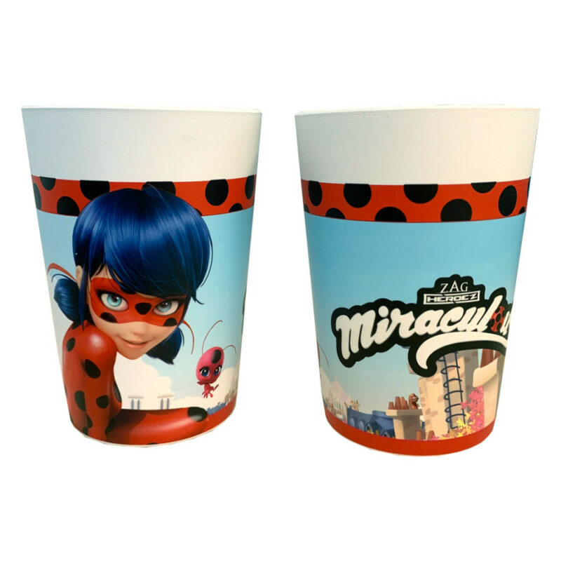 Miraculous Ladybug Hero Παιδικά Πλαστικά Ποτήρια Σετ 2 Τεμαχίων 230 ml 5884150