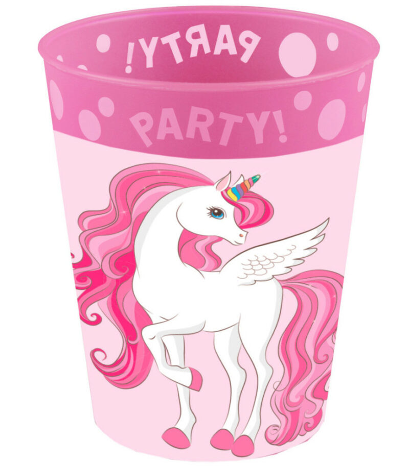Unicorn Rainbow Colors Σετ Πλαστικών Ποτηριών 4 Τεμαχίων 250 ml 6009139