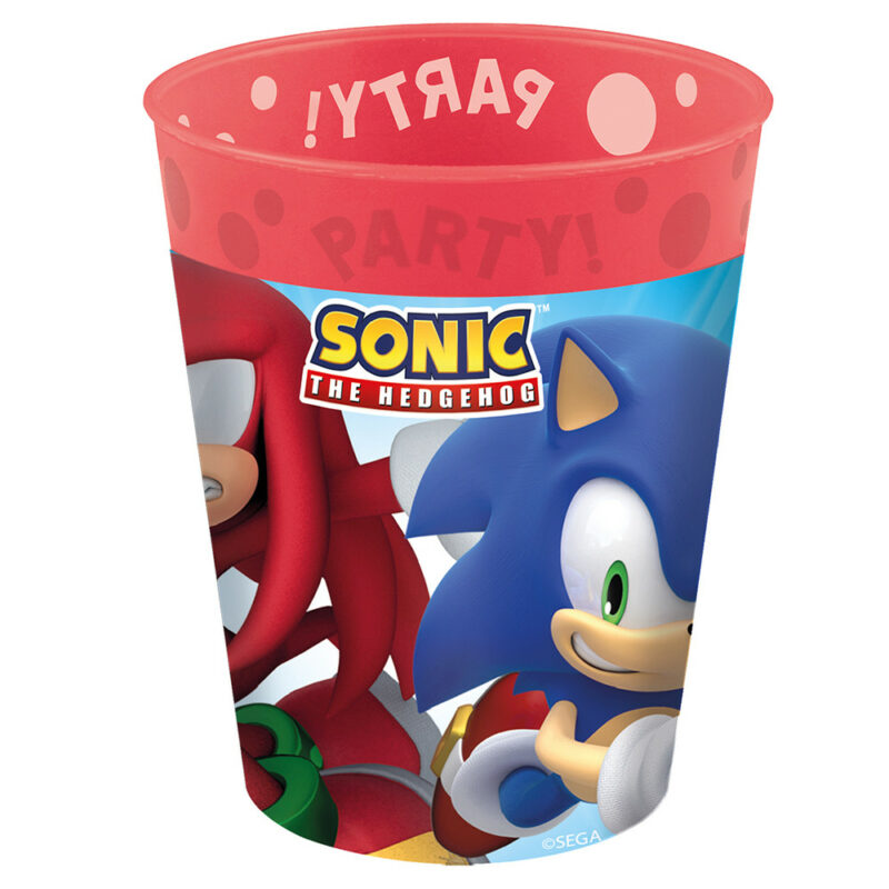 Sonic the Hedgehog Sega Σετ Πλαστικών Ποτηριών 4 Τεμαχίων 250 ml 5886255