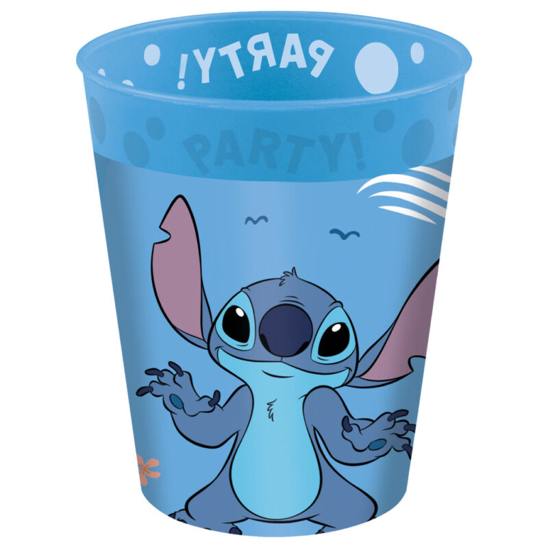 Disney Lilo and Stitch Angel micro premium plastic cup set 4 pcs 250 ml 5999666