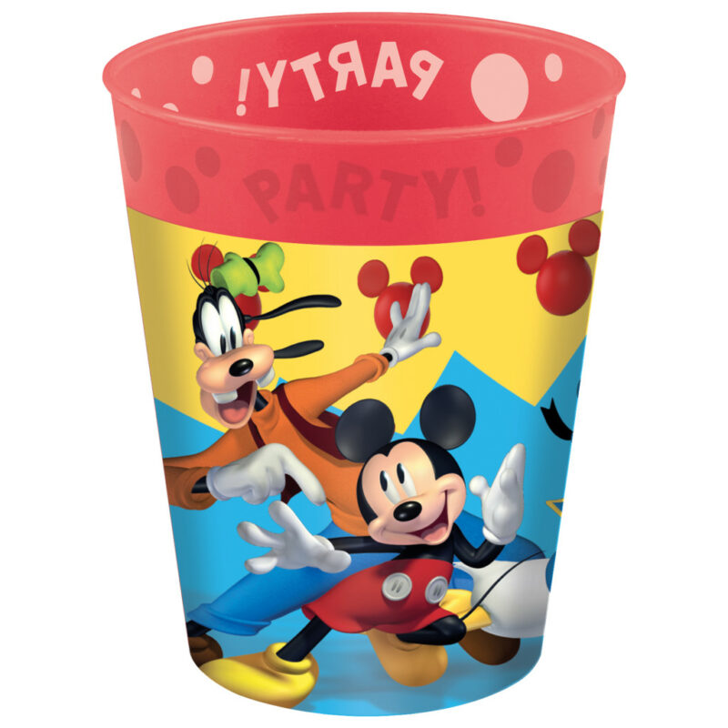 Disney Mickey Jump Into Fun micro premium plastic cup set 4 pcs 250 ml 5999669