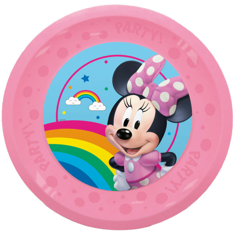 Disney Minnie Makes Me Smile Παιδικό Επίπεδο Πλαστικό Πιάτο 21 εκ. 6009148