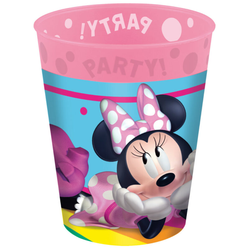 Disney Minnie Makes Me Smile micro premium plastic cup set 4 pcs 250 ml 5999671