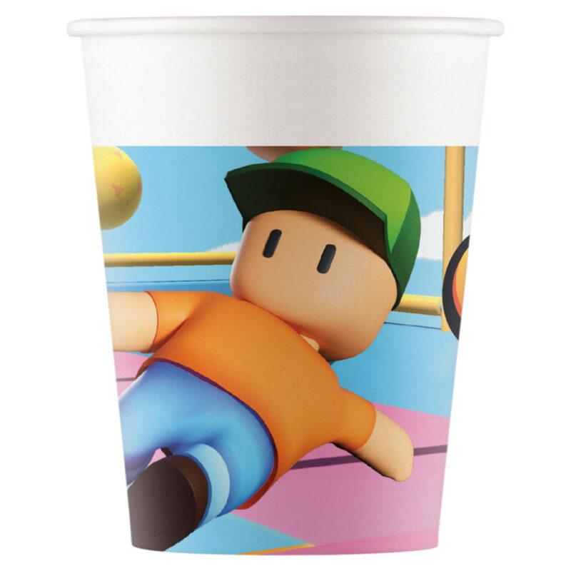 Stumble Guys Chaos Runner Χάρτινα ποτήρια 8 τεμάχια 200 ml FSC 5893302
