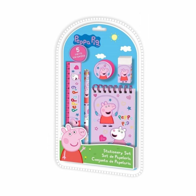 Peppa Pig Παιδικό Σετ Γραφικής Ύλης 5 Τεμαχίων 6079306