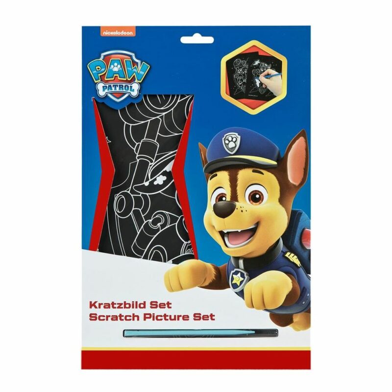 Paw Patrol Παιδικό Σετ Ζωγραφικής Scratch Art 6079327