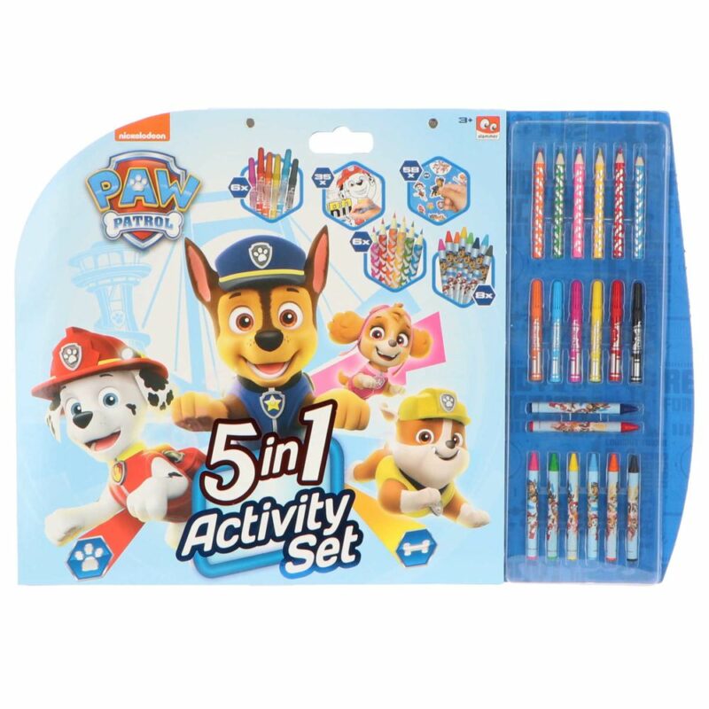 Paw Patrol Παιδικό Σετ Ζωγραφικής 5 σε 1 6079375