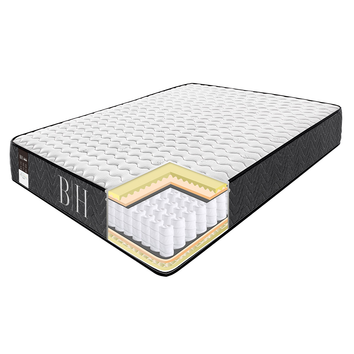Beauty Home Στρώμα Relax Ημίδιπλο 120x200x28 Λευκό