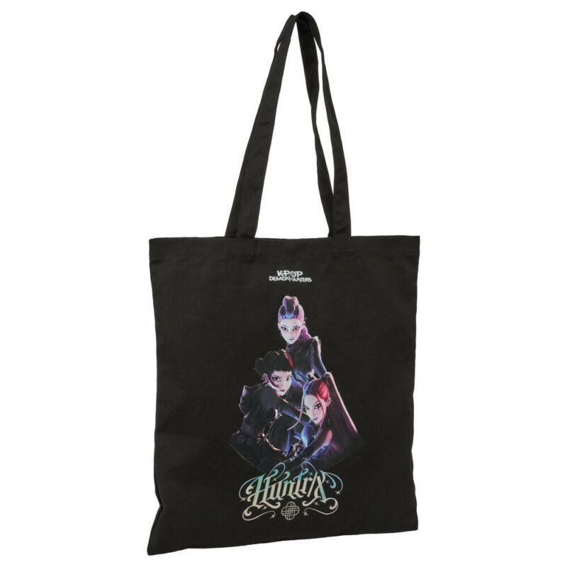K-pop Demon Hunters Warriors Buttoned Υφασμάτινη Τσάντα Αγορών 38×42 cm 5901172