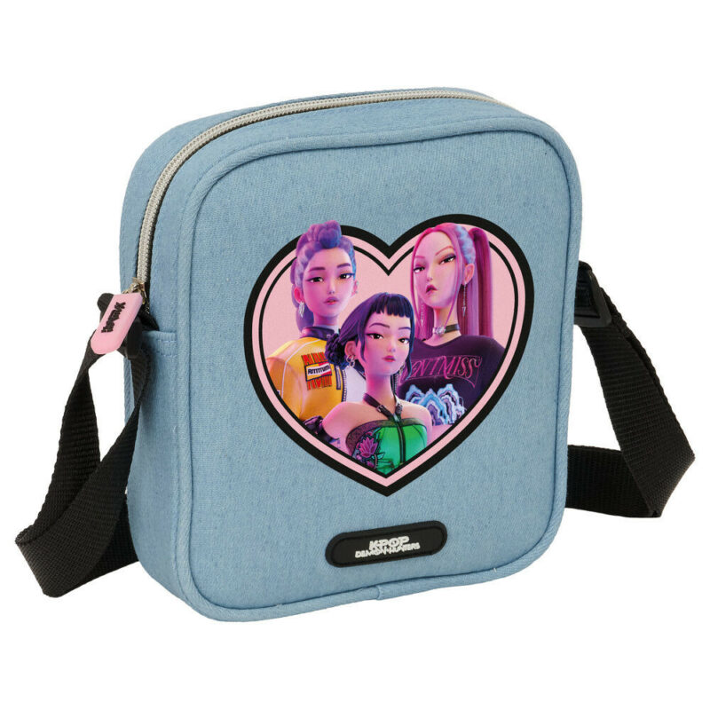 K-pop Demon Hunters Denim Dreams Glitter Παιδικό Τσαντάκι Ώμου και Χιαστί 16×4×18 cm 5904667
