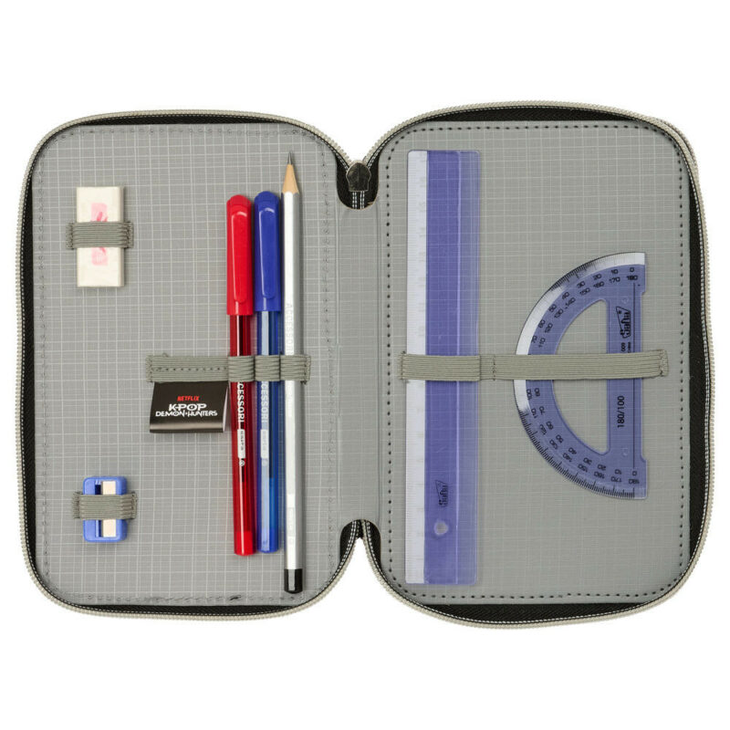 K-pop Demon Hunters Denim Dreams 3-tier filled pencil case 6059822