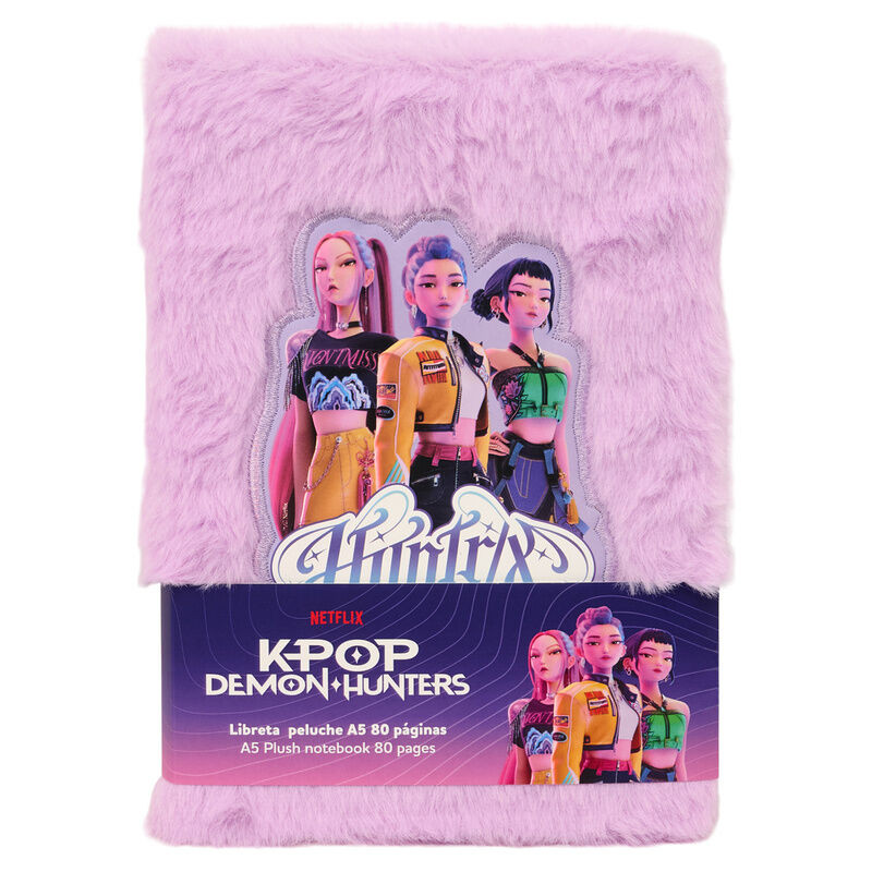 K-pop Demon Hunters Hunter X Λούτρινο Σημειωματάριο A5 