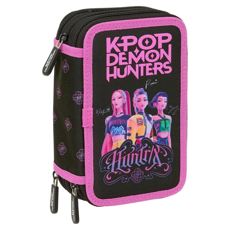 K-pop Demon Hunters Negra Γεμάτη Τριώροφη Κασετίνα 5904989