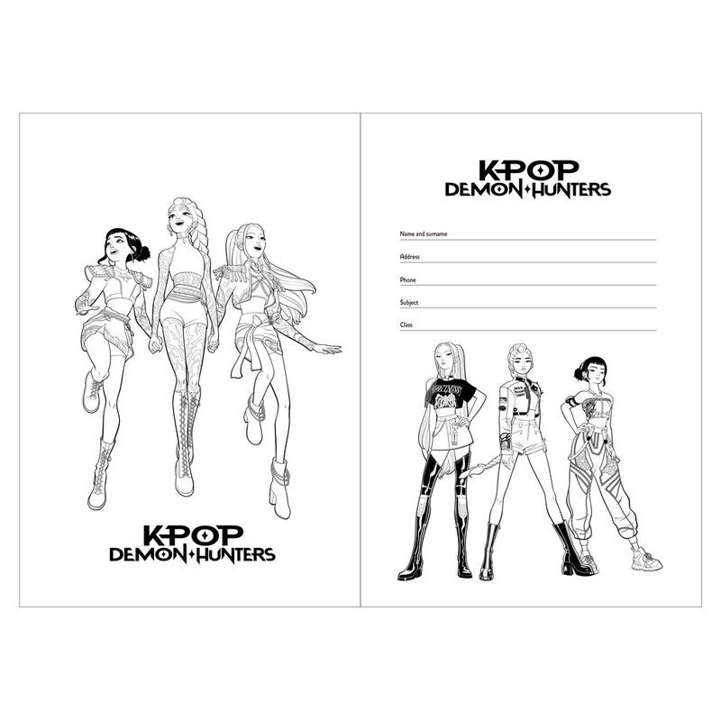 K-pop Demon Hunters Hunter X Τετράδιο A4 με Τετραγωνάκια 5902166