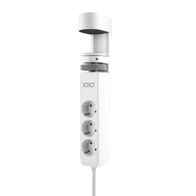Olympia SL 3000 (41212) Πολύπριζο 3 θέσεων με σφιγκτήρα και διακόπτη άσπρο 4168093