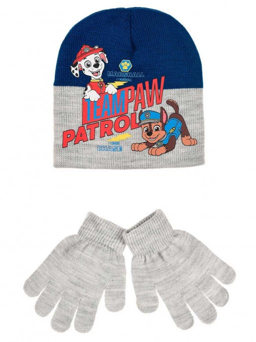 Paw Patrol παιδικό σετ σκουφάκι και γάντια 52-54 cm 5898587