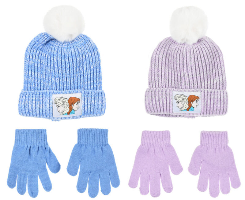 Disney Frozen Sisters παιδικό σετ σκουφάκι και γάντια 52-54 cm 5892422