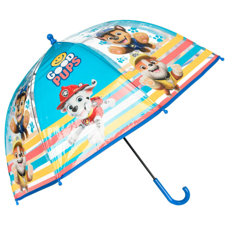 Paw Patrol Καλά Κουτάβια Παιδική Διάφανη Ομπρέλα Διαμέτρου 72 cm 5886022