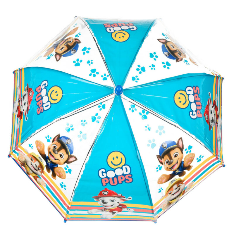 Paw Patrol Καλά Κουτάβια Παιδική Διάφανη Ομπρέλα Διαμέτρου 72 cm 5886023