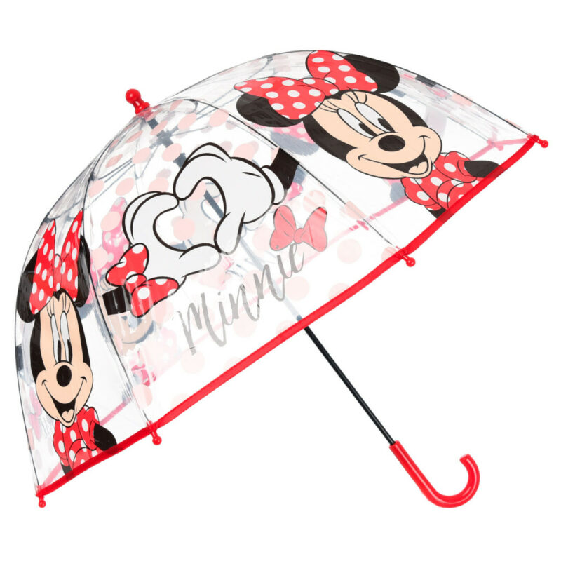 Disney Minnie Χαριτωμένο Σχέδιο Παιδική Διάφανη Ομπρέλα Διαμέτρου 72 cm 5895831