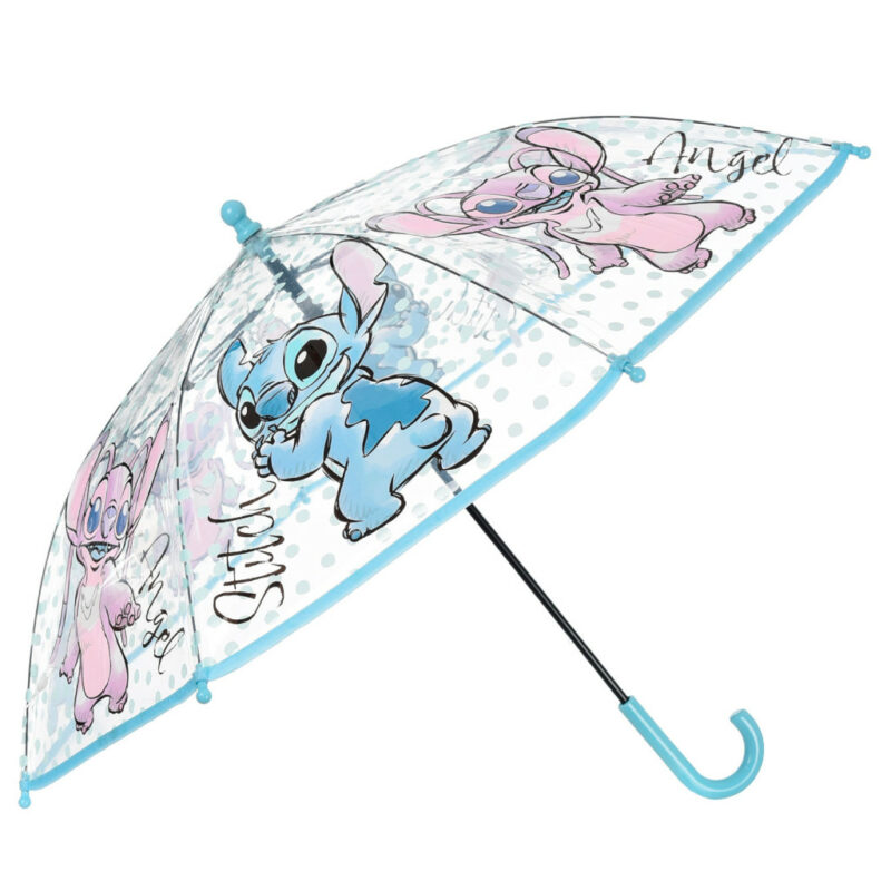 Disney Lilo & Stitch Angel Παιδική Διάφανη Ομπρέλα Διαμέτρου 72 cm 5895816