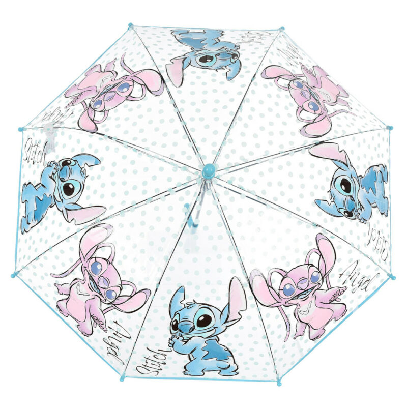 Disney Lilo & Stitch Angel Παιδική Διάφανη Ομπρέλα Διαμέτρου 72 cm 5895817