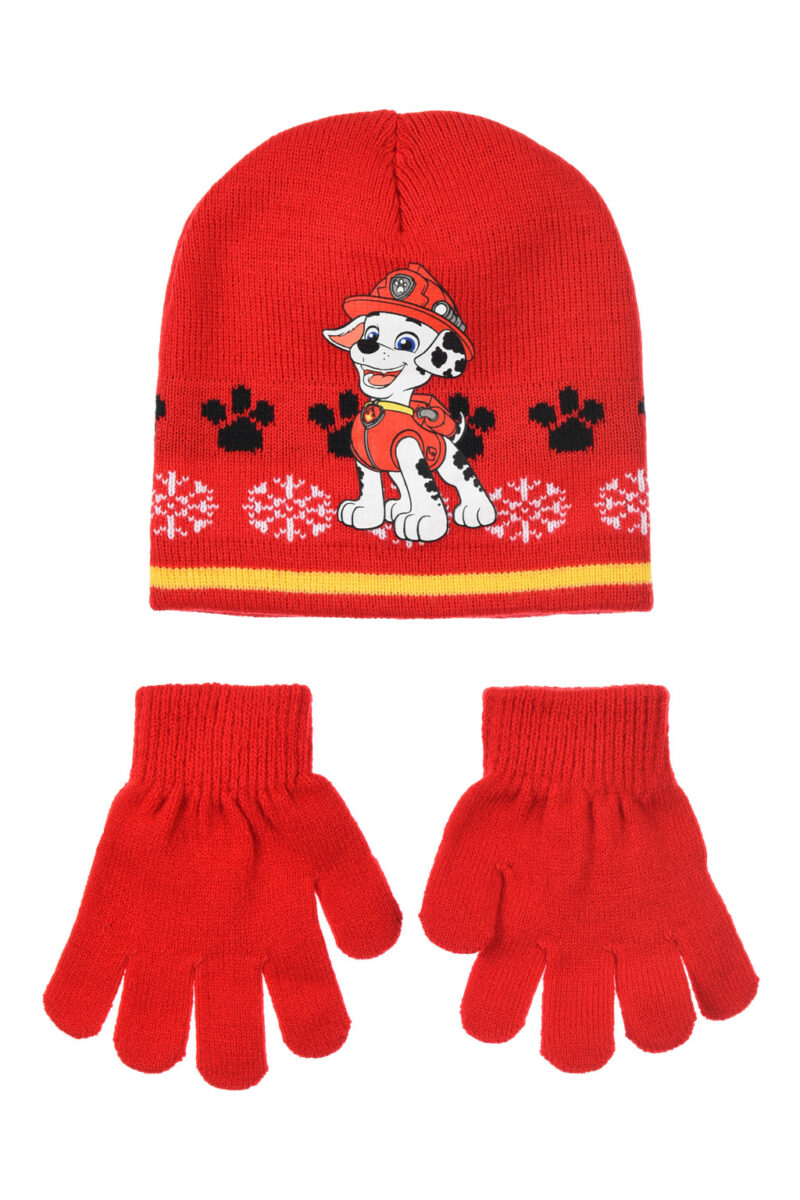 Paw Patrol Marshall παιδικό σετ σκουφάκι και γάντια 52-54 cm 5892465