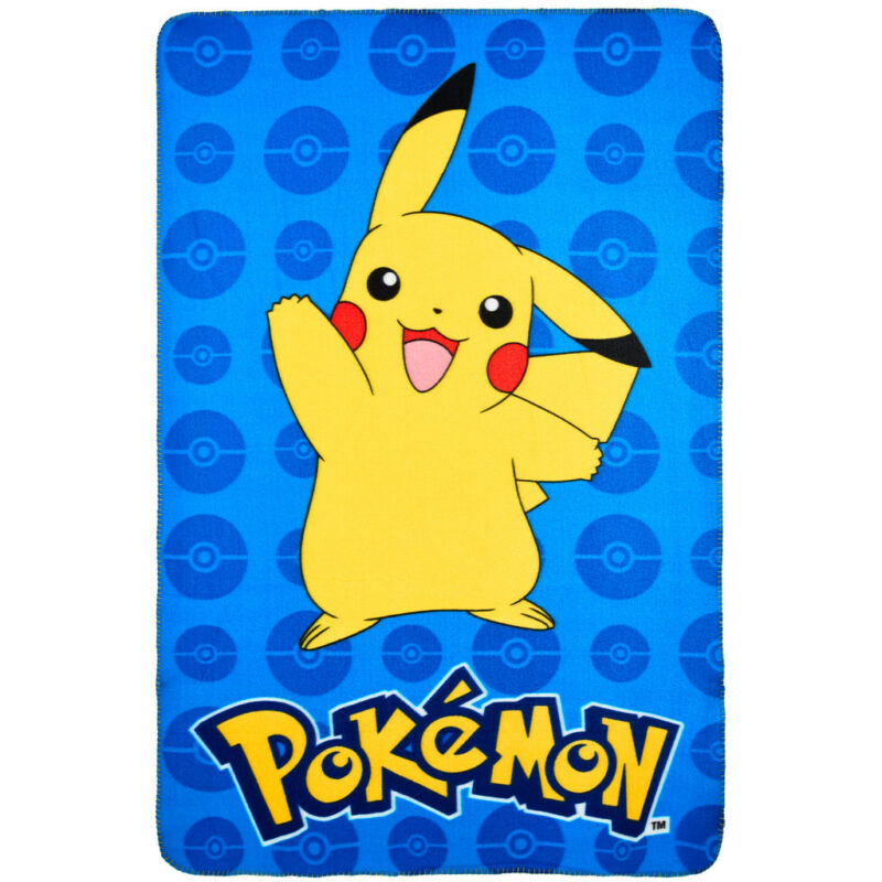 Pokémon Wave Κουβέρτα Polar Fleece 100×150 cm 5886044