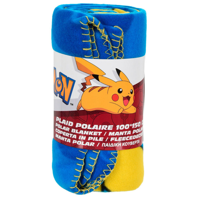 Pokémon Wave Κουβέρτα Polar Fleece 100×150 cm 5886045