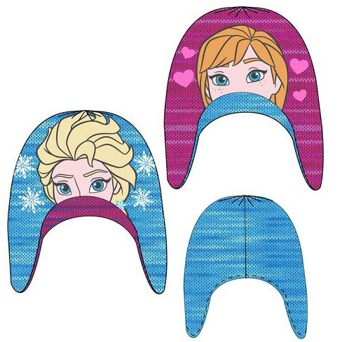 Disney Frozen διπλής όψης παιδικό σκουφάκι 52-54 cm 5880182