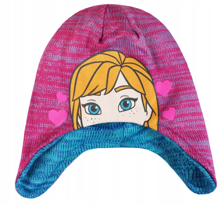Disney Frozen διπλής όψης παιδικό σκουφάκι 52-54 cm 5880186