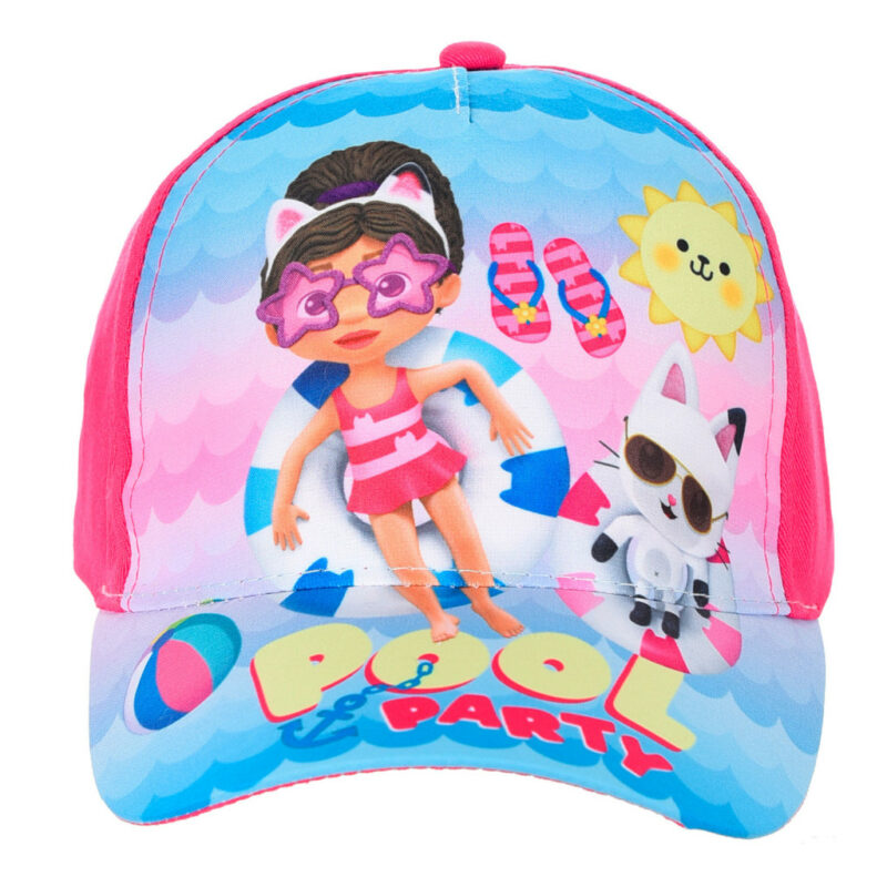 Gabby’s Dollhouse Pool Party Παιδικό Καπέλο Τζόκεϊ 52 cm 5881750