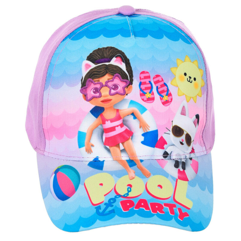 Gabby’s Dollhouse Pool Party Παιδικό Καπέλο Τζόκεϊ 54 cm 5881762