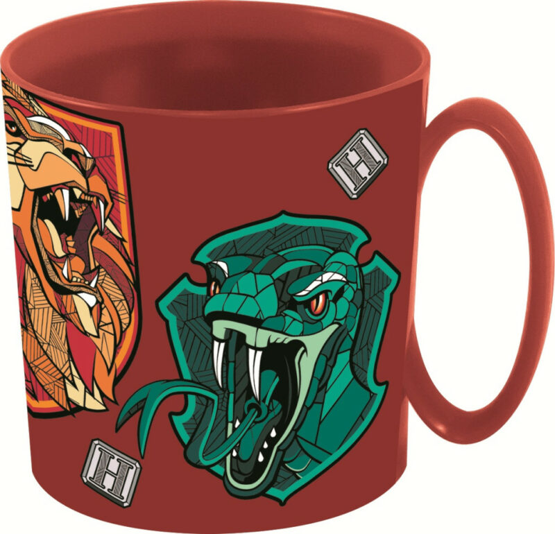 Harry Potter School Shields Παιδική πλαστική κούπα για μικροκύματα 350 ml 5896085