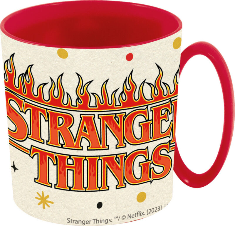Stranger Things Upside Down Παιδική πλαστική κούπα για μικροκύματα 350 ml 5896360