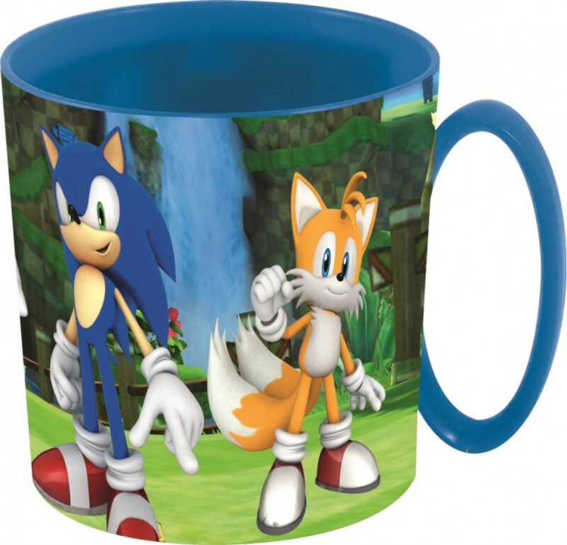 Sonic the Hedgehog Adventure Παιδική πλαστική κούπα για μικροκύματα 350 ml 5896342