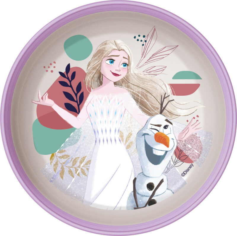 Disney Frozen Journey αντιολισθητικό Παιδικό πλαστικό βαθύ πιάτο για μικροκύματα 5895988