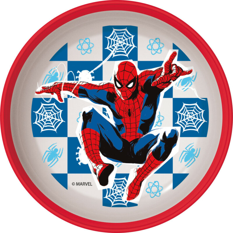Spiderman Midnight Flyer αντιολισθητικό Παιδικό πλαστικό βαθύ πιάτο για μικροκύματα 5896306