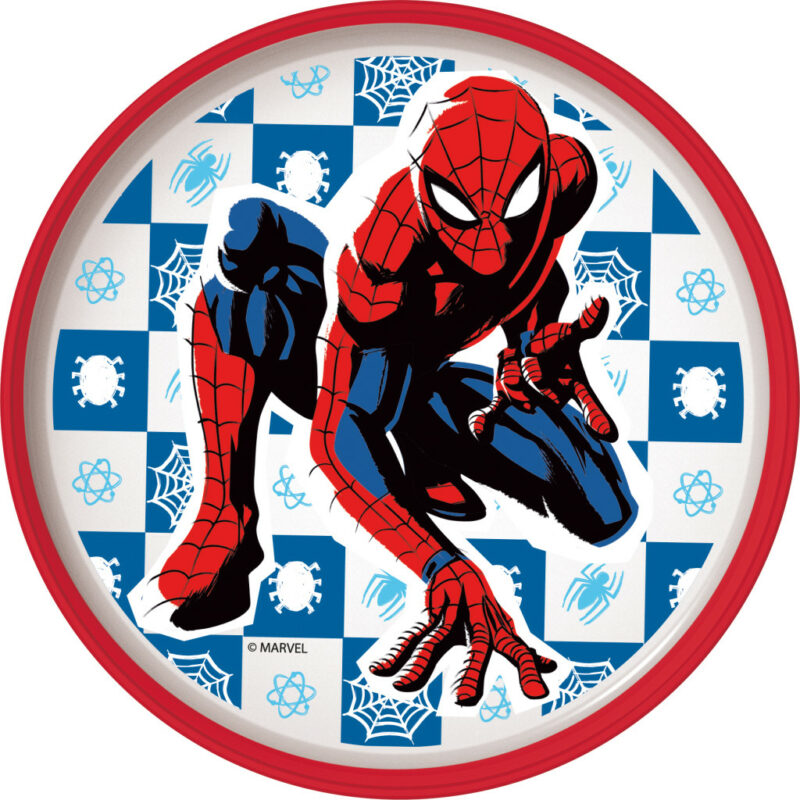 Spiderman Midnight Flyer αντιολισθητικό Πλαστικό πιάτο φαγητού για φούρνο μικροκυμάτων 5896304