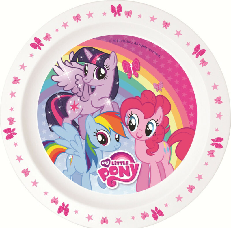My Little Pony Ροζ Πλαστικό πιάτο φαγητού για φούρνο μικροκυμάτων 22 cm 5896065